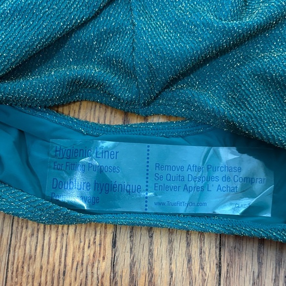 Andie Women's The Augustine Metallic One-Piece Swimsuit Ceramic size S NWT - Picture 2 of 6